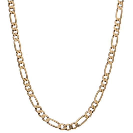 9ct Gold Figaro Chain 24"