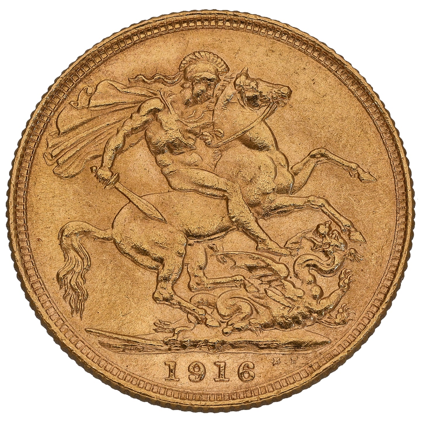 22ct Gold King George V Full Sovereign Coin 1916