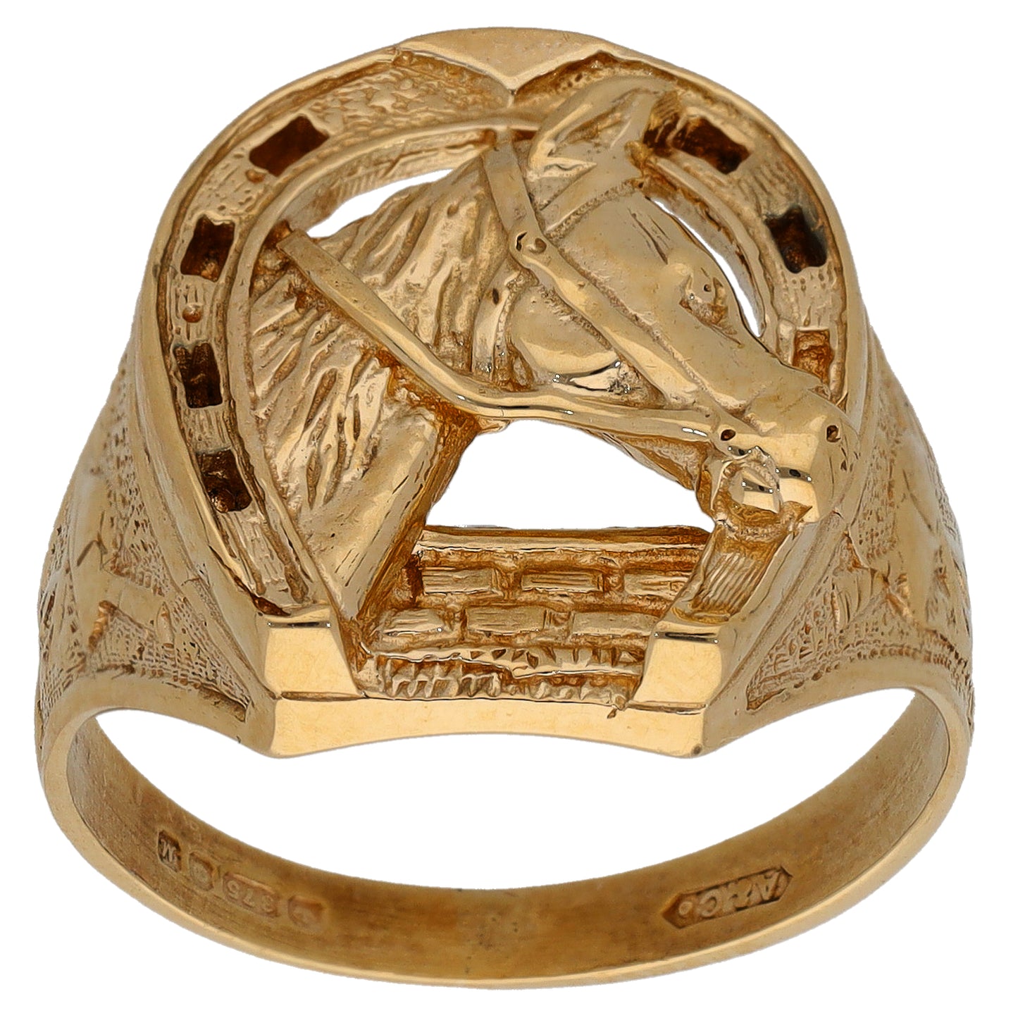 9ct Gold Alternative Ring Size S