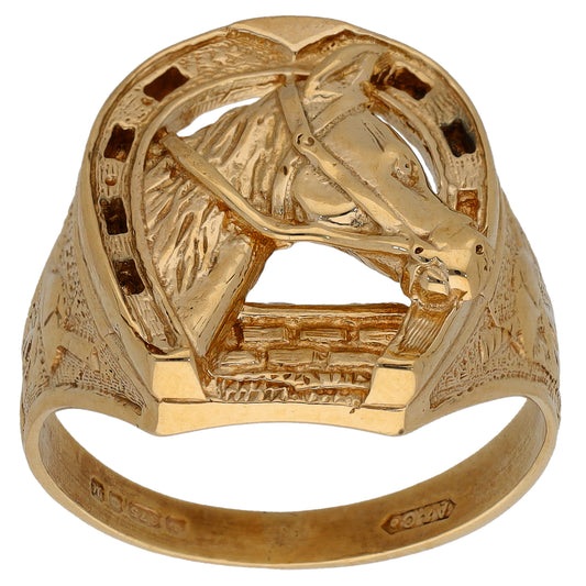 9ct Gold Alternative Ring Size S