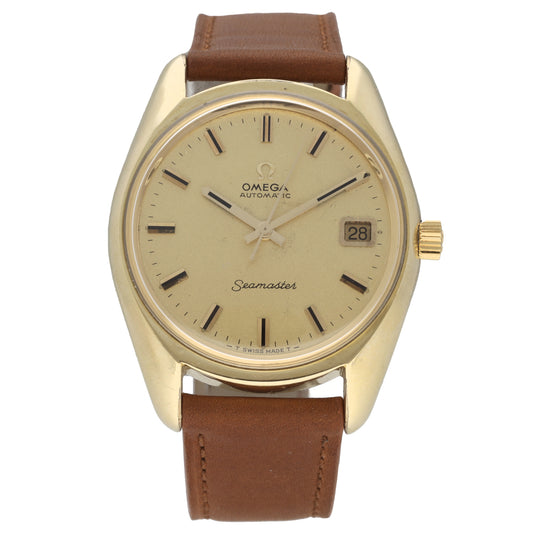 Omega Seamaster 36mm Gold Plated Watch