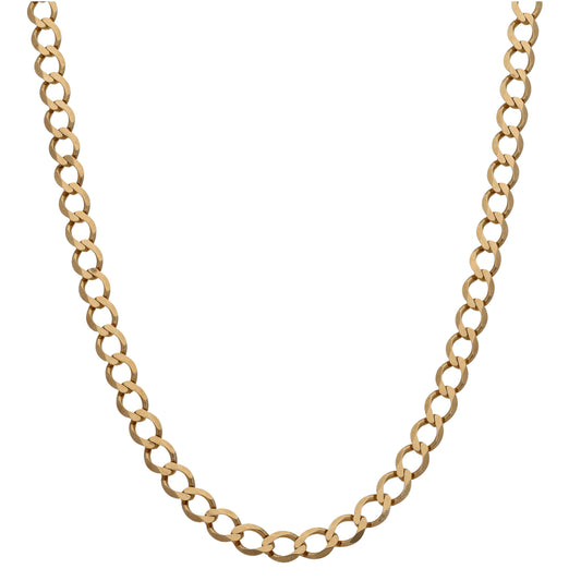 9ct Gold Curb Chain 24"