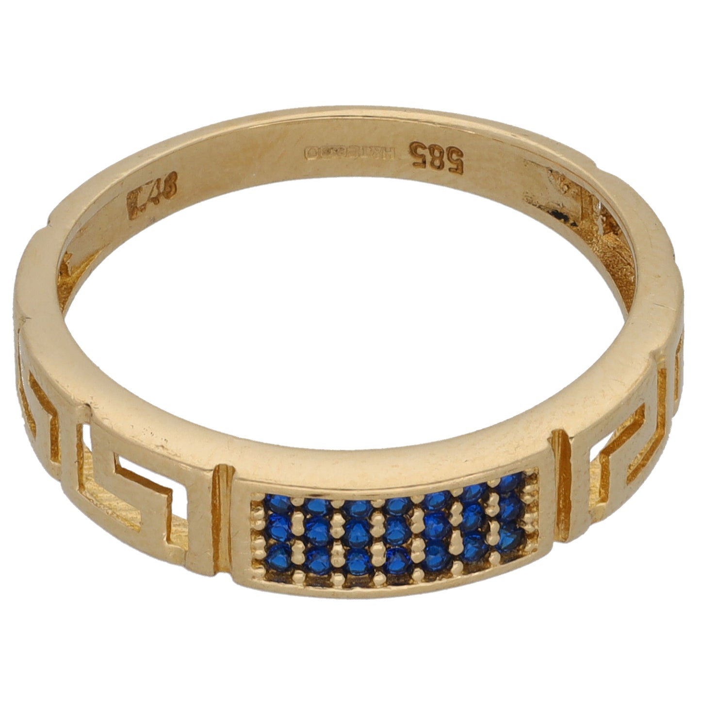 14ct Gold Imitation Alternative Ring Size O