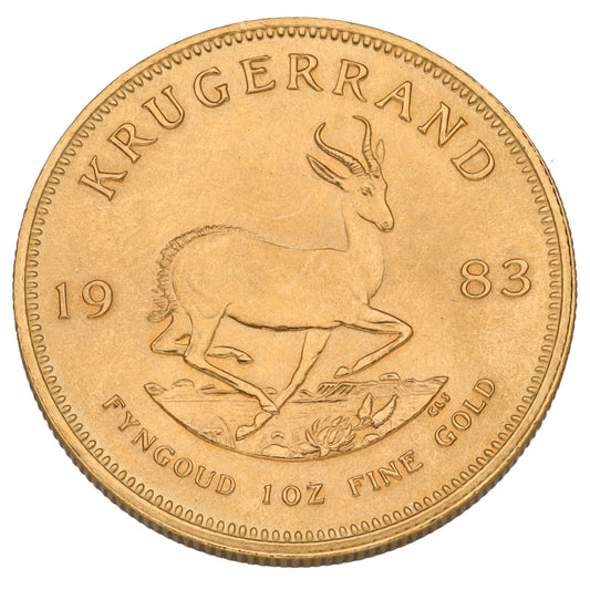 22ct Gold 1 OZ Krugerrand Coin 1983