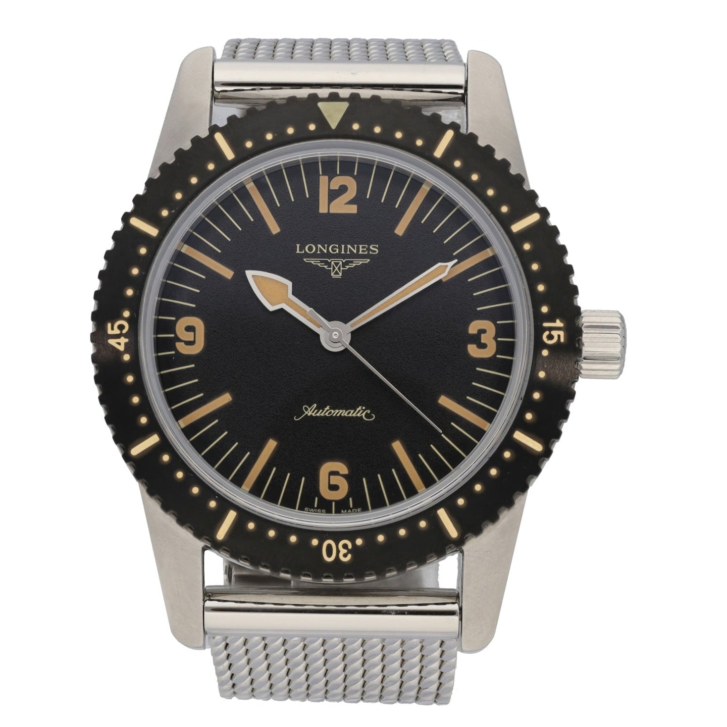 Longines Skin Diver L2.822.4 42mm Stainless Steel Watch H T