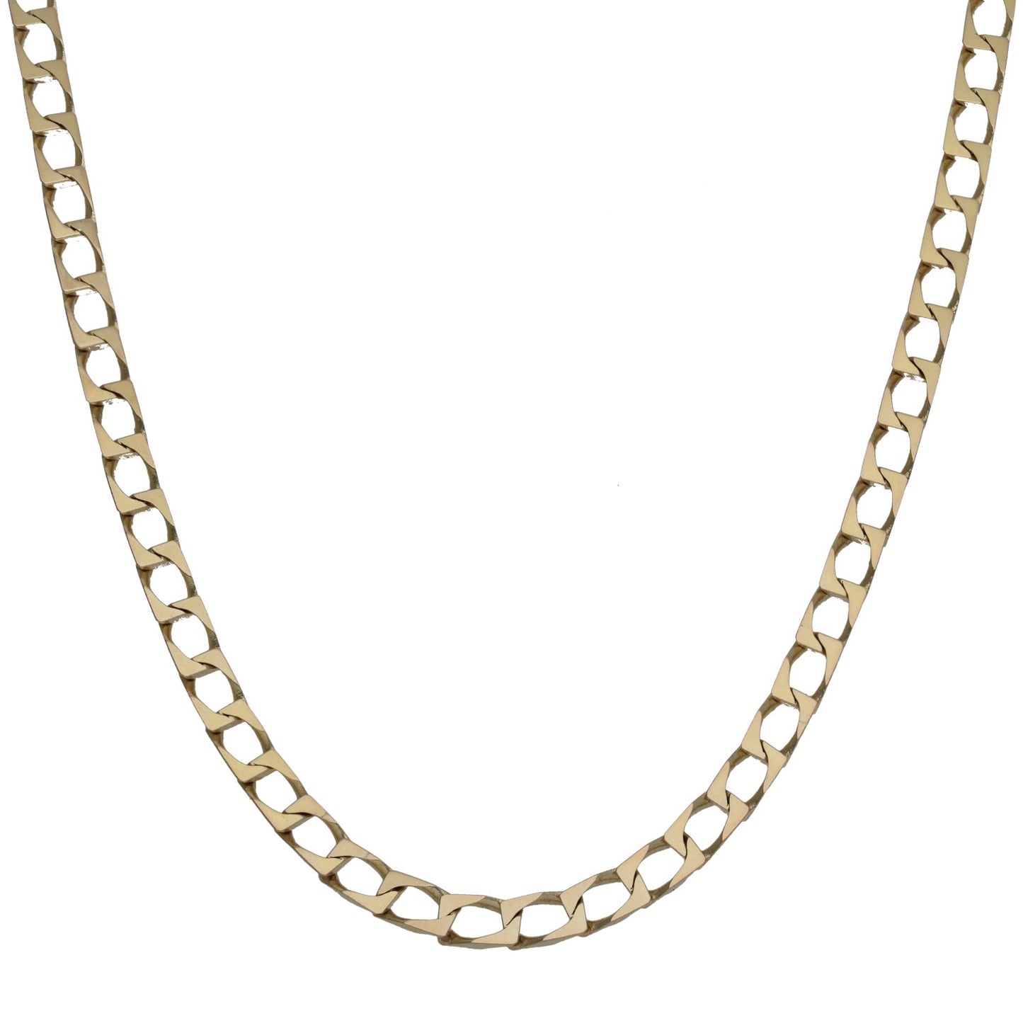 9ct Gold Curb Chain 24"