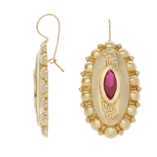 14ct Gold Imitation Drop Earrings