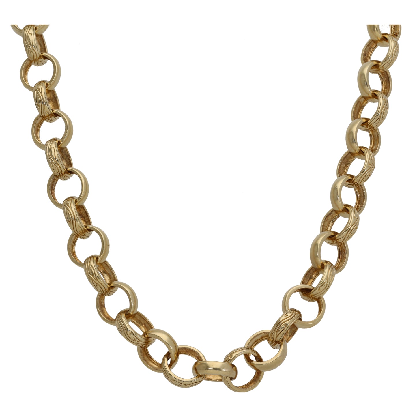 9ct Gold Belcher Chain 24"