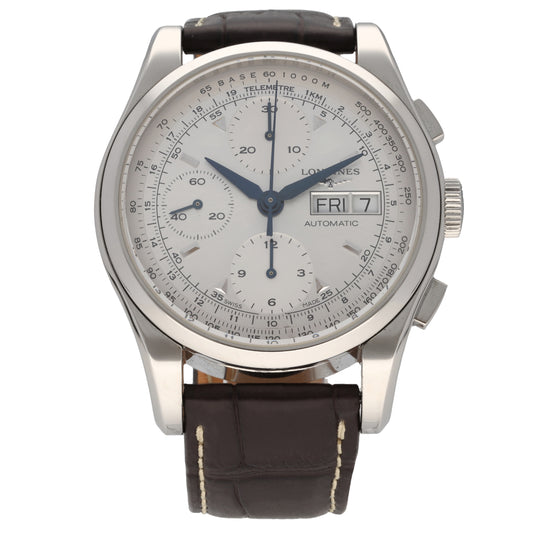 Longines Heritage L2.747.4 39mm Stainless Steel Watch