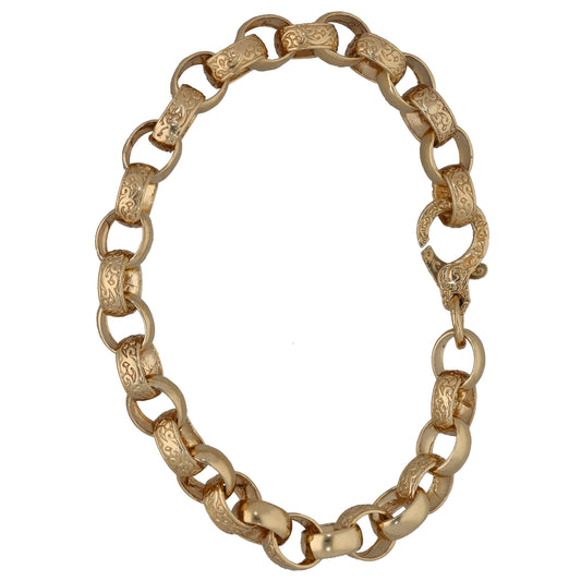 9ct Gold Belcher Bracelet