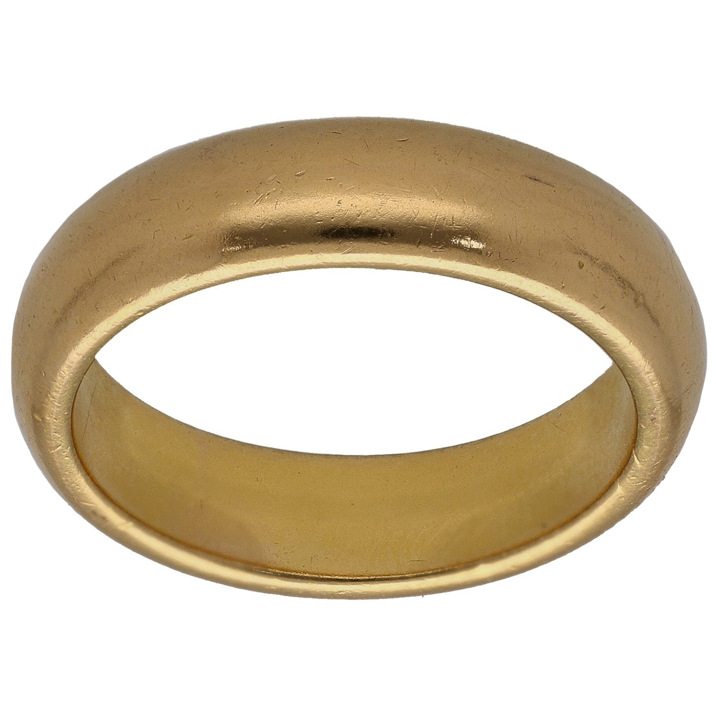 22ct Gold Plain Wedding Ring Size P