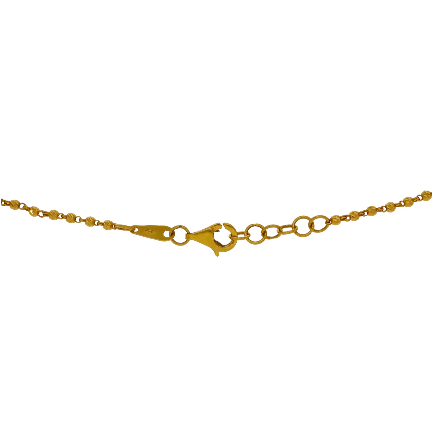 22ct Gold Man Made Ruby & Imitation Dress/Cocktail Pendant
