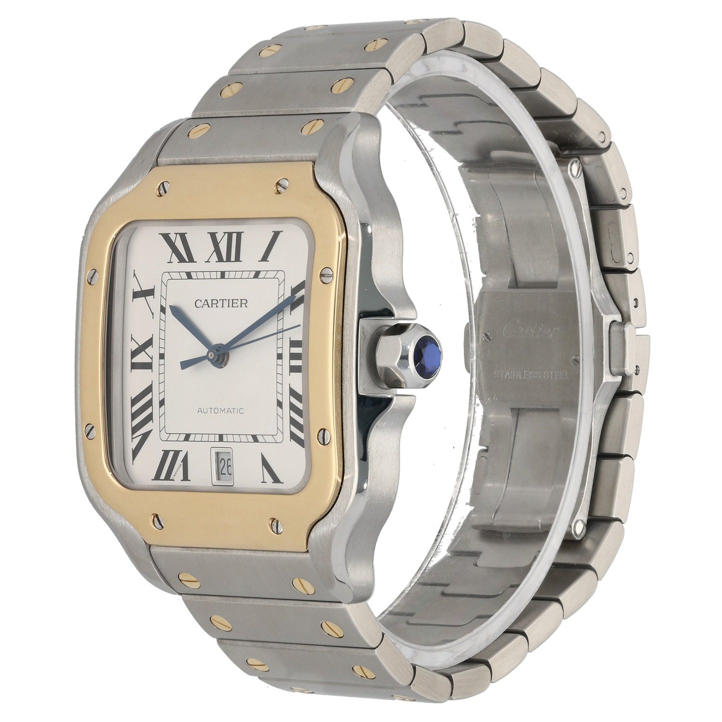 Cartier Santos W2SA0006 39.8mm Bi-Colour Watch
