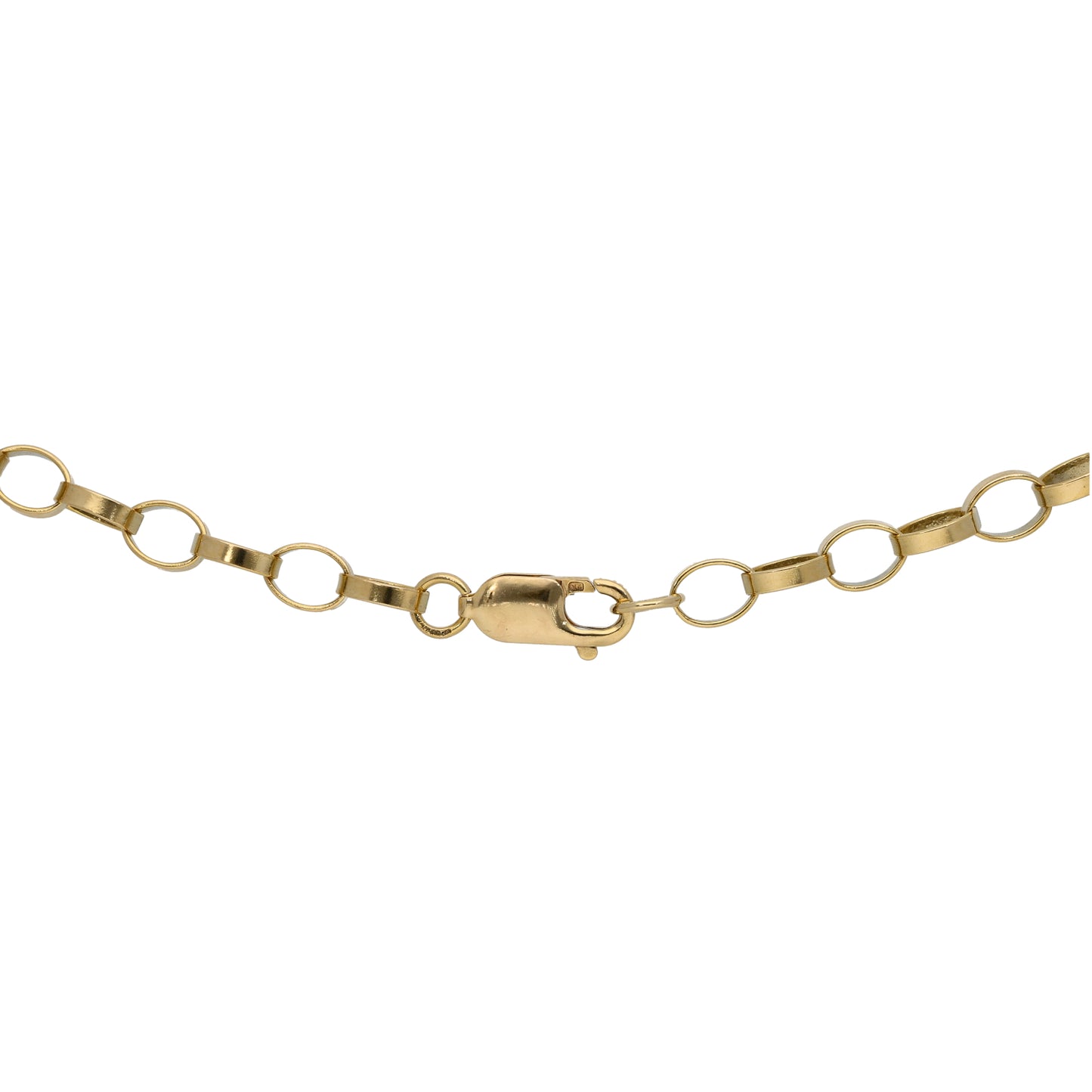 9ct Gold Belcher Chain 22"