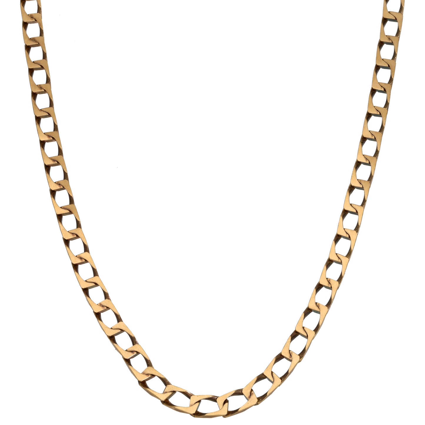 9ct Gold Curb Chain 20"