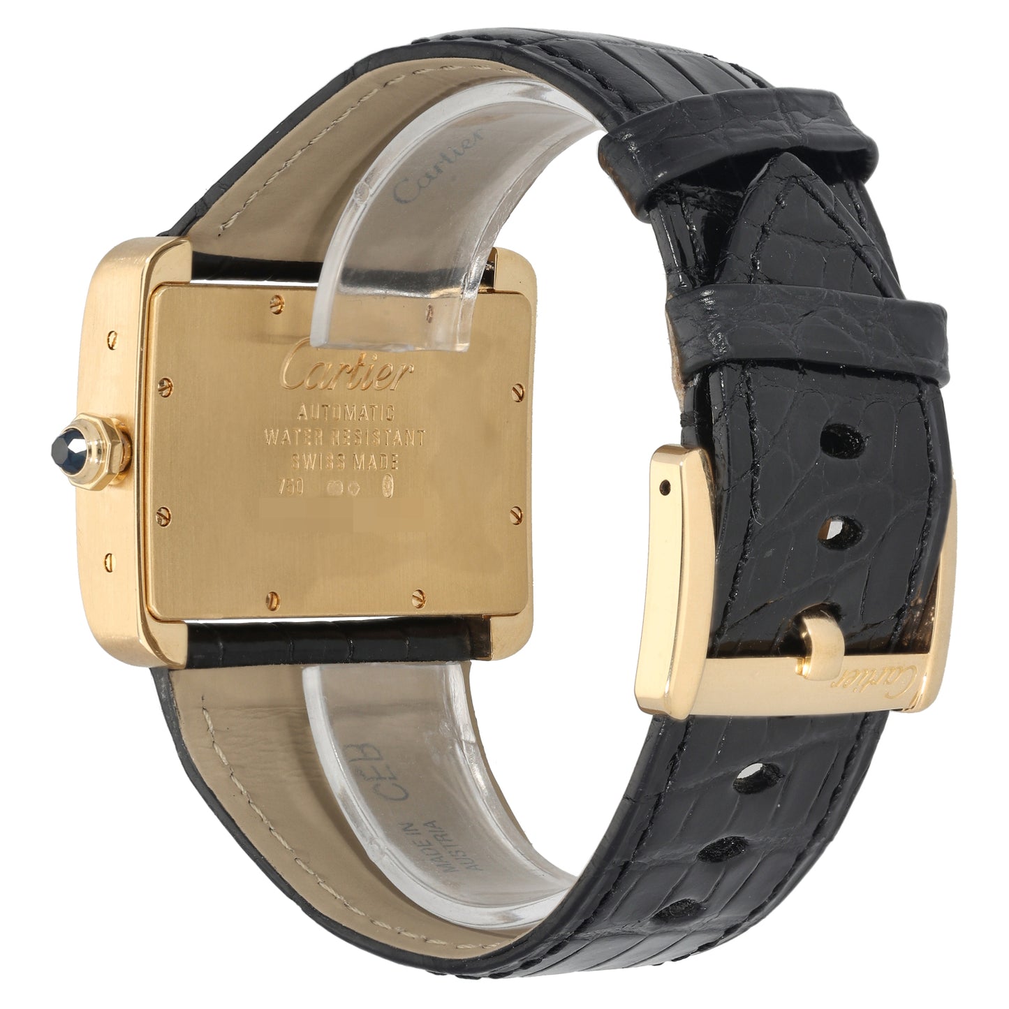 Cartier Divan 2603 38mm Gold Watch