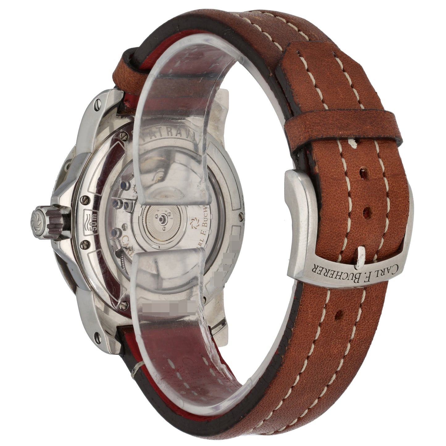 Carl F. Bucherer Patravi Power Reserve 10616.08A 38.5mm Stainless Steel Watch