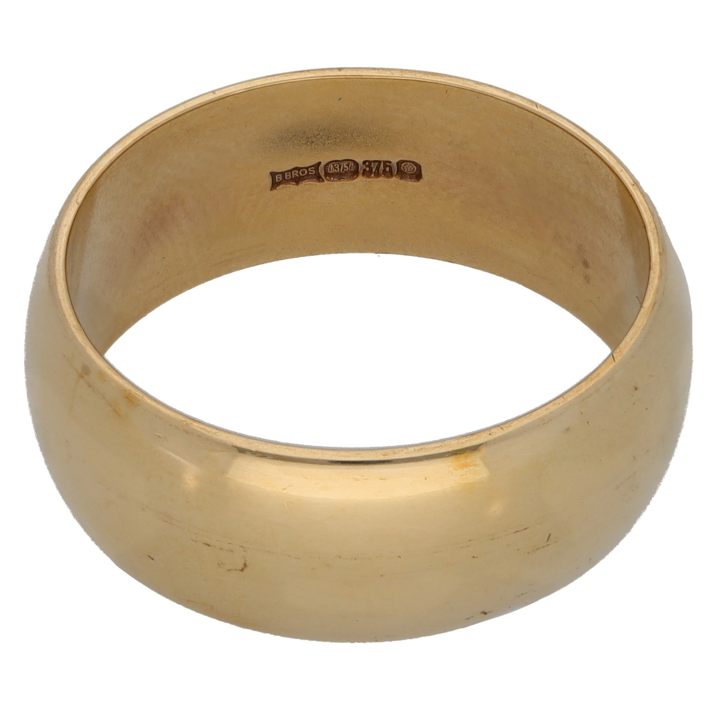 9ct Gold Plain Wedding Ring Size V