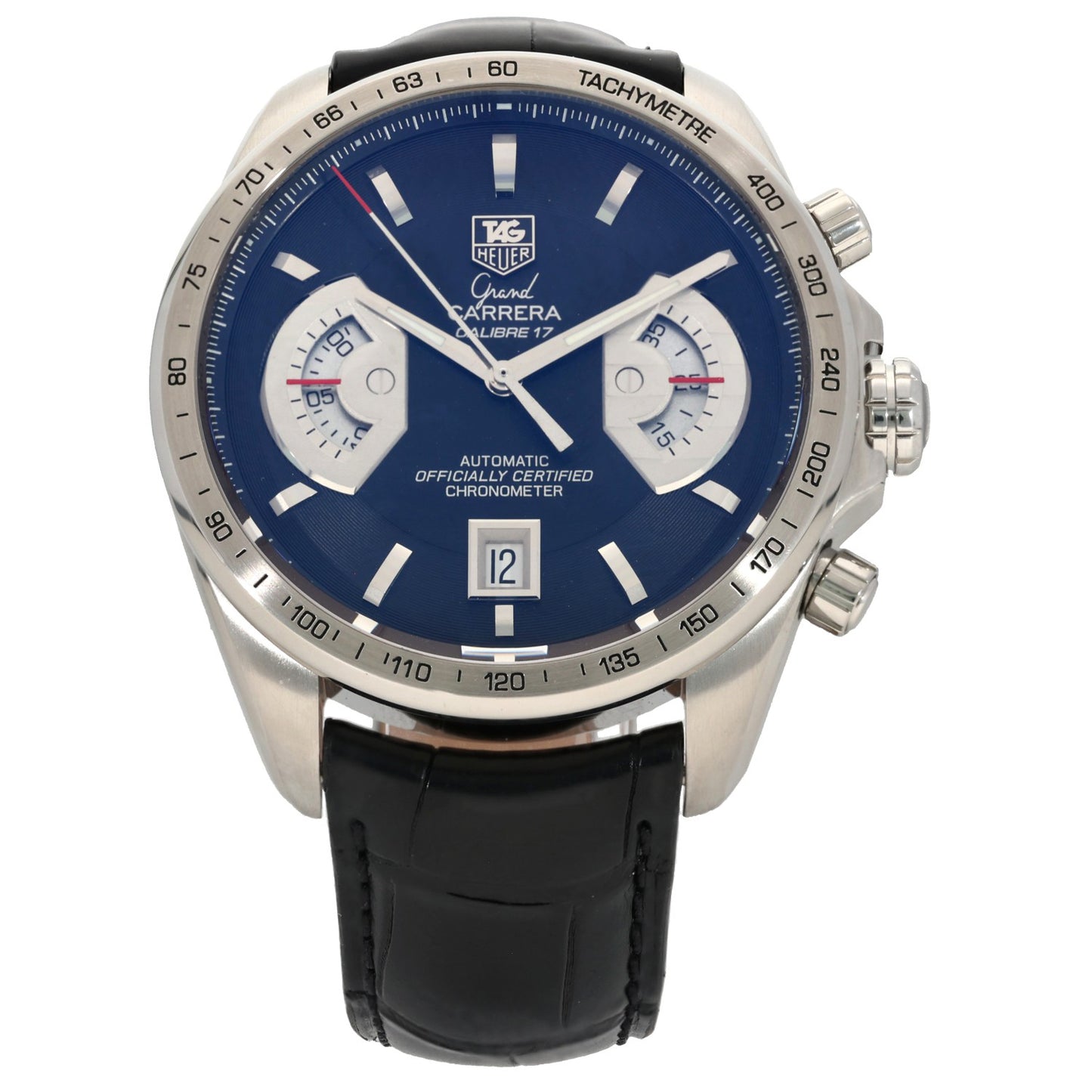 Tag Heuer Grand Carrera CAV511A 43mm Stainless Steel Watch