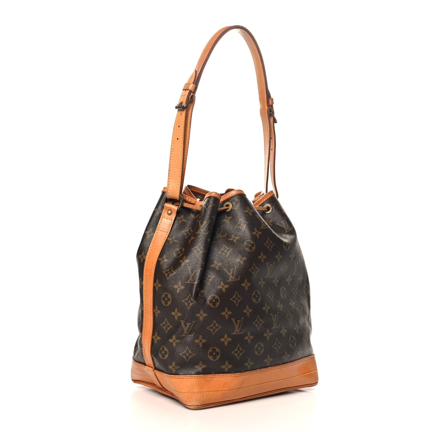 Louis Vuitton Noe Monogram Coated Canvas Bag - Brown