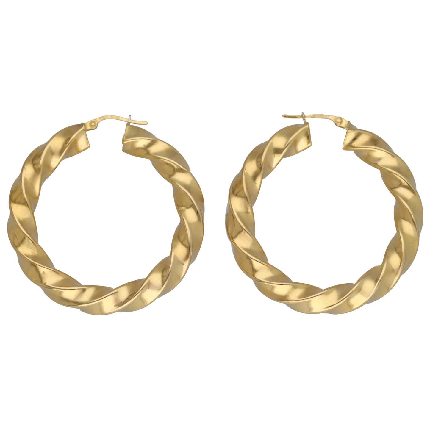 18ct Gold Hoop Earrings