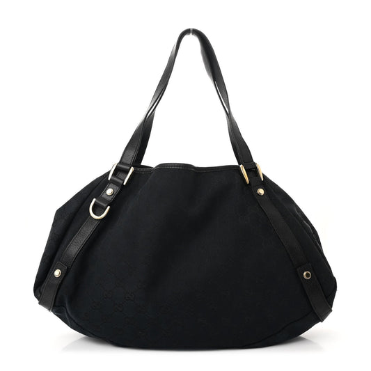 Gucci Abbey GG Canvas Bag - Black