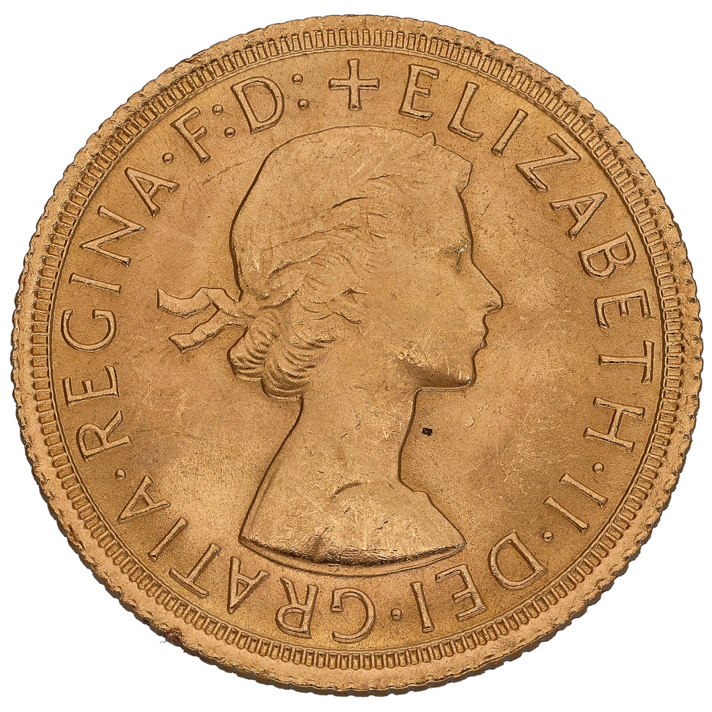 22ct Gold Queen Elizabeth II Full Sovereign Coin 1967