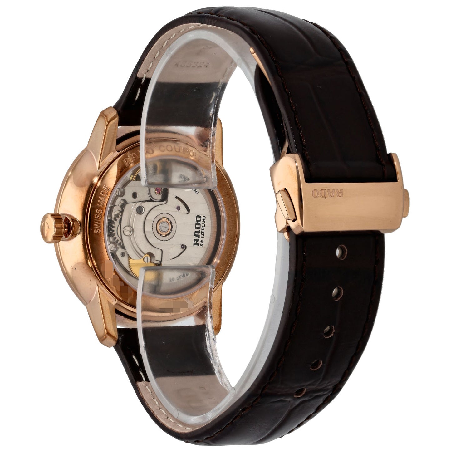 Rado Coupole 763.3861.2 38mm Gold Plated Watch