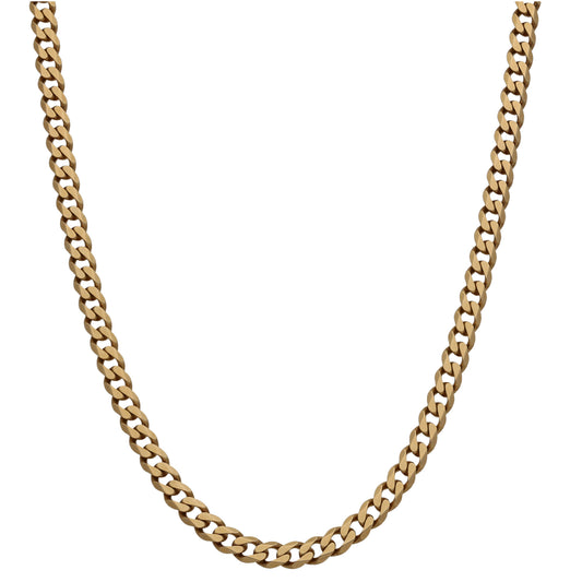 9ct Gold Curb Chain 20"