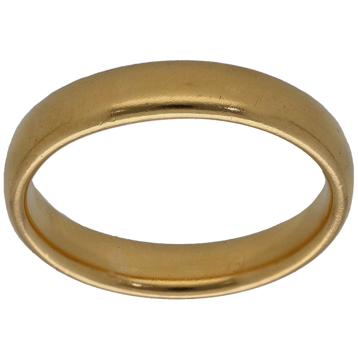 22ct Gold Plain Wedding Ring Size N