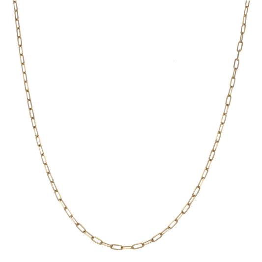 14ct Gold Curb Chain 18"