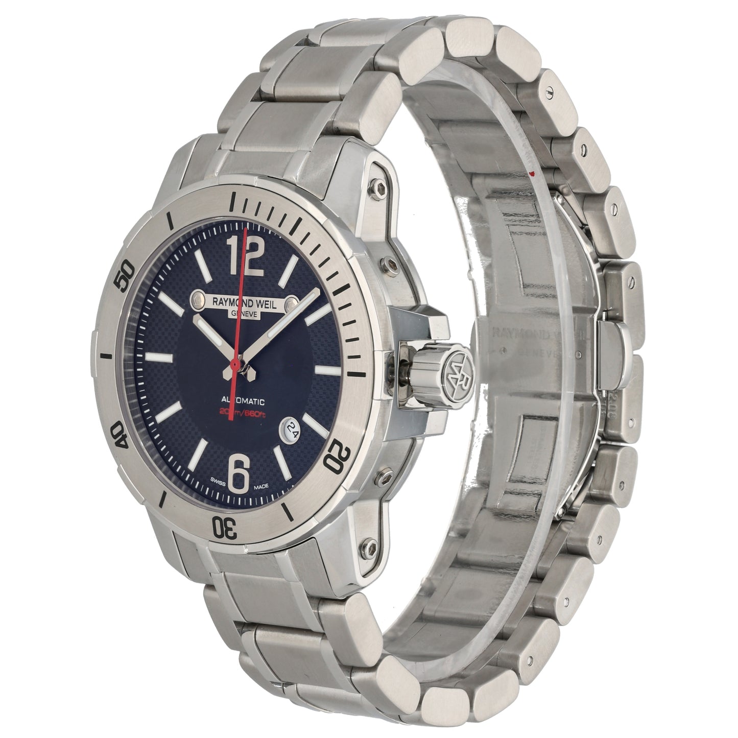 Raymond Weil Nabucco ST-3900 44mm Stainless Steel Watch