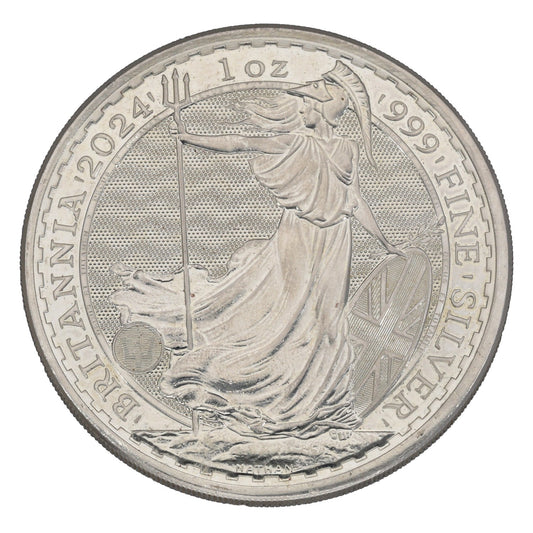 Fine Silver King Charles III 1 OZ Britannia Coin 2024