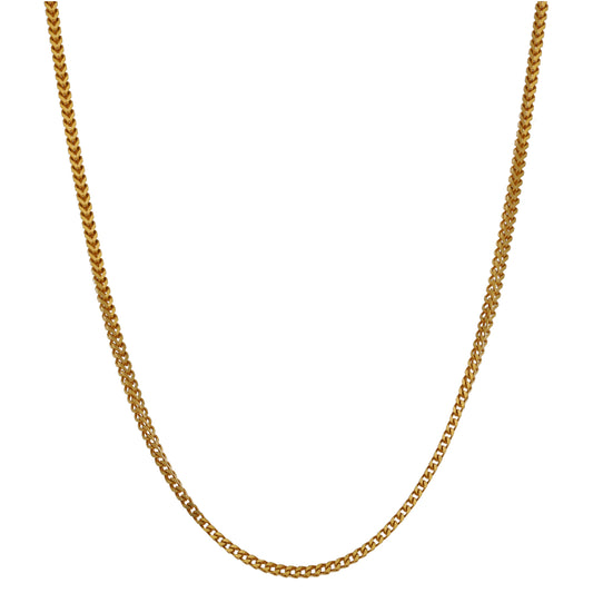 22ct Gold Fancy Necklace 18"