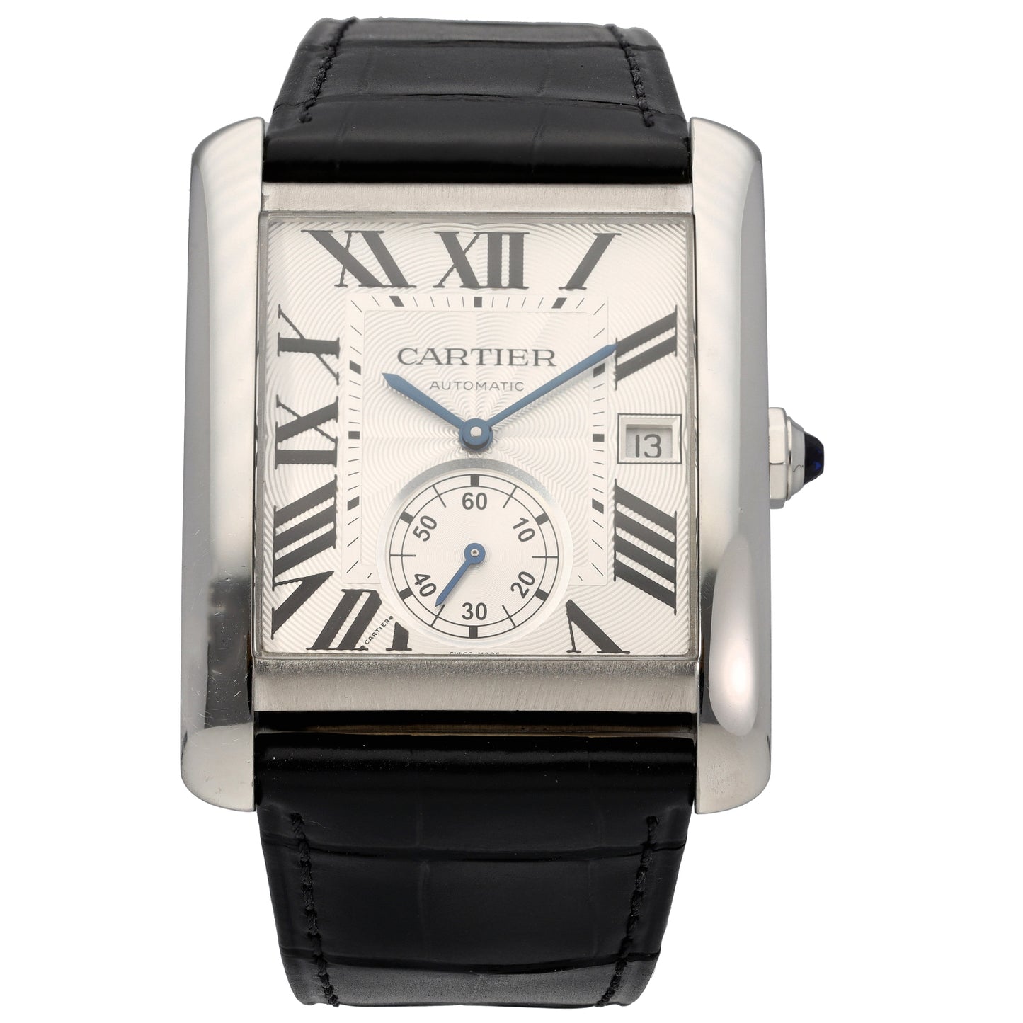 Cartier Tank MC W5330003 34mm Stainless Steel Watch