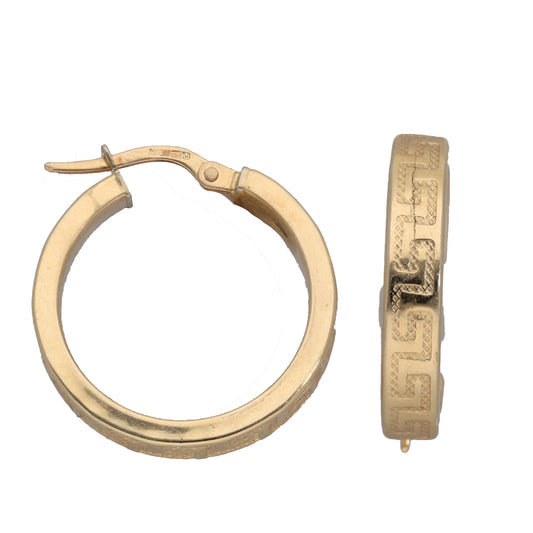 14ct Gold Hoop Earrings