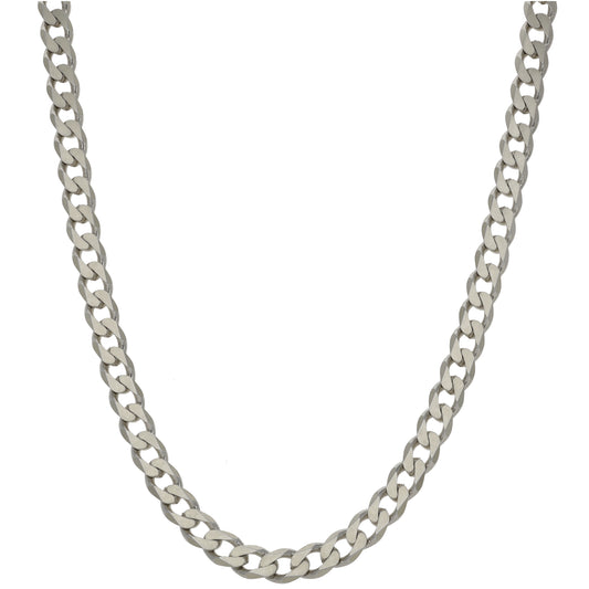 Sterling Silver Curb Chain 20"