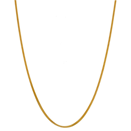 22ct Gold Box Chain 20"