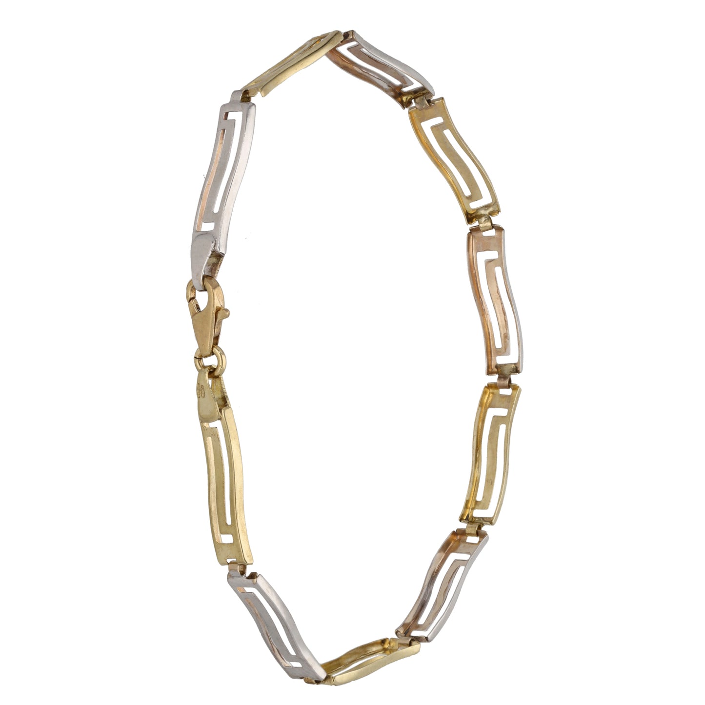 9ct Bi-Colour Gold Alternative Bracelet