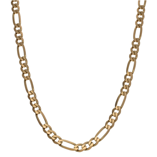 9ct Gold Figaro Chain 22"