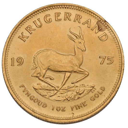 22ct Gold 1 OZ Krugerrand Coin 1975