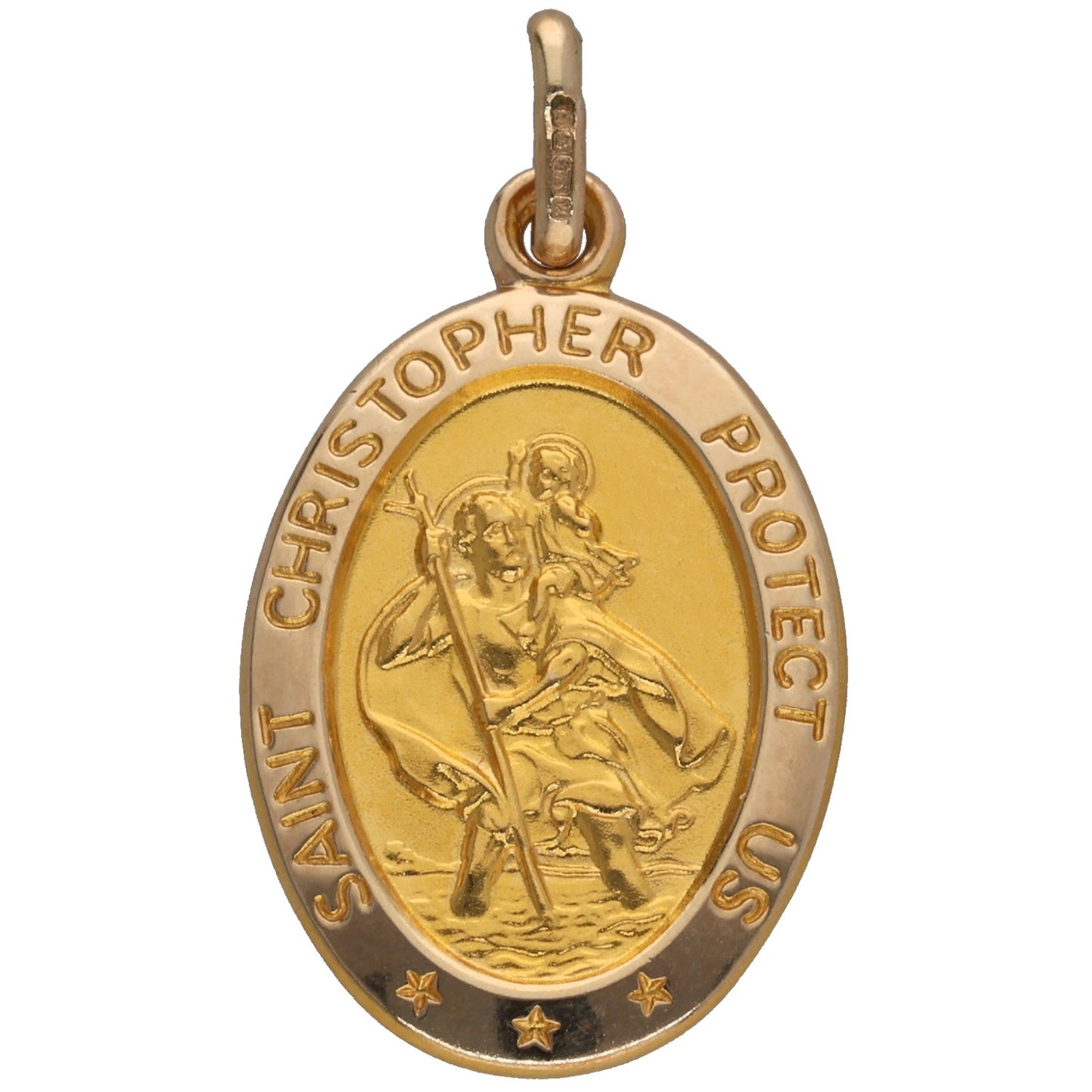 9ct Gold St Christopher Pendant