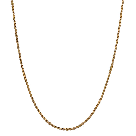 18ct Gold Rope Chain 24"