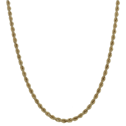 9ct Gold Rope Chain 24"
