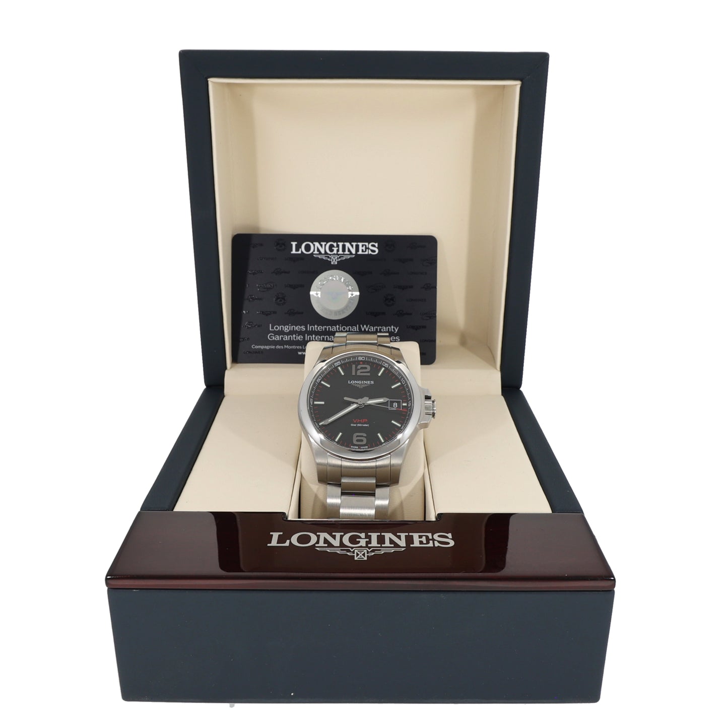 Longines Conquest V.H.P L3.716.4 41mm Stainless Steel Watch