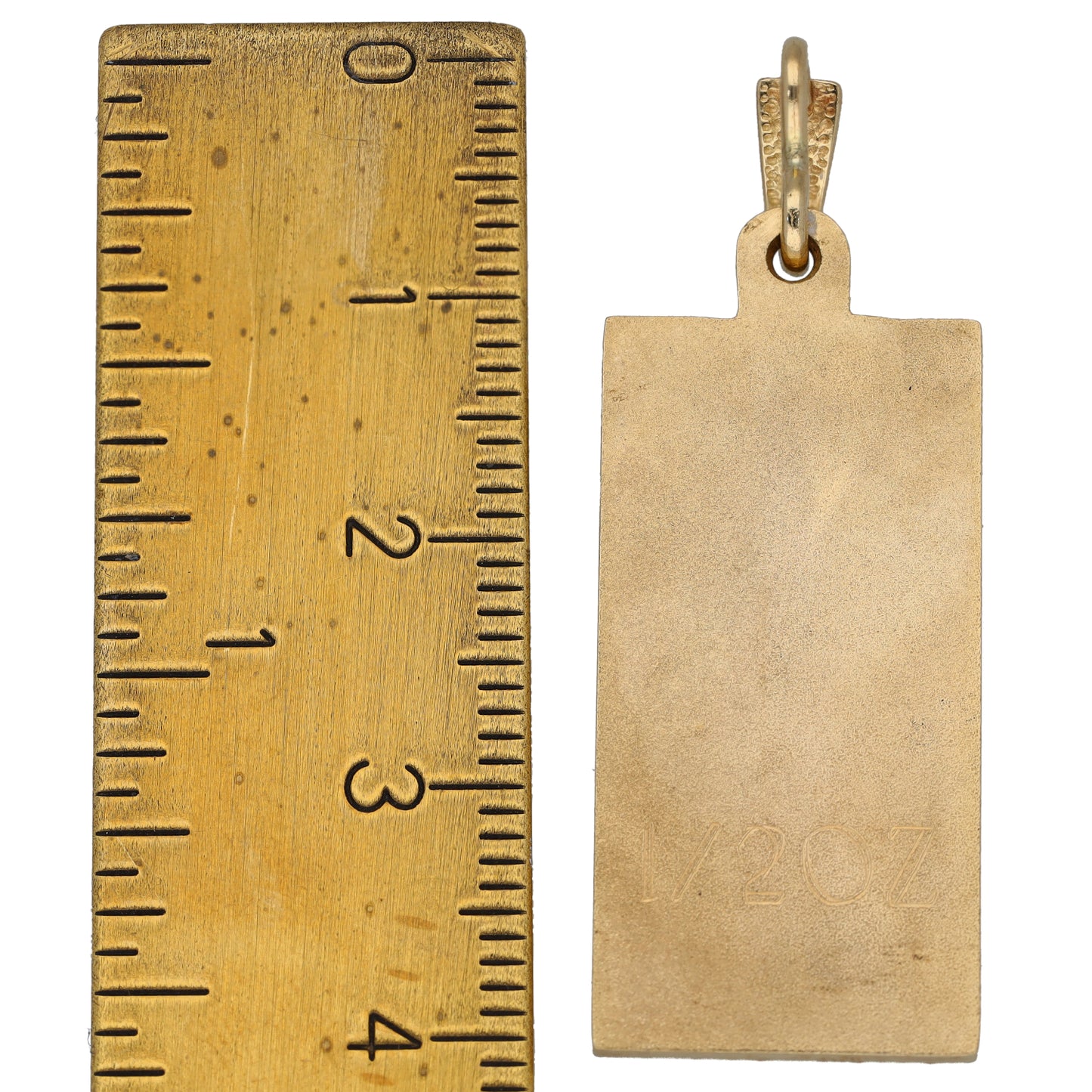 9ct Gold Ingot Pendant