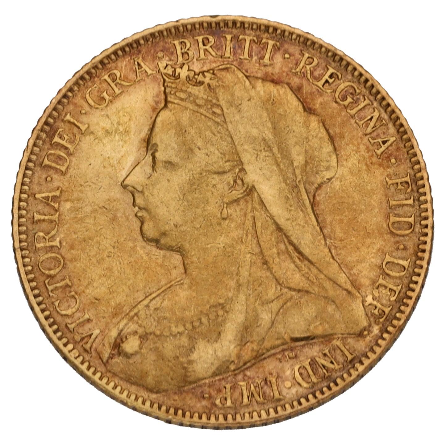 22ct Gold Queen Victoria Full Sovereign Coin 1900