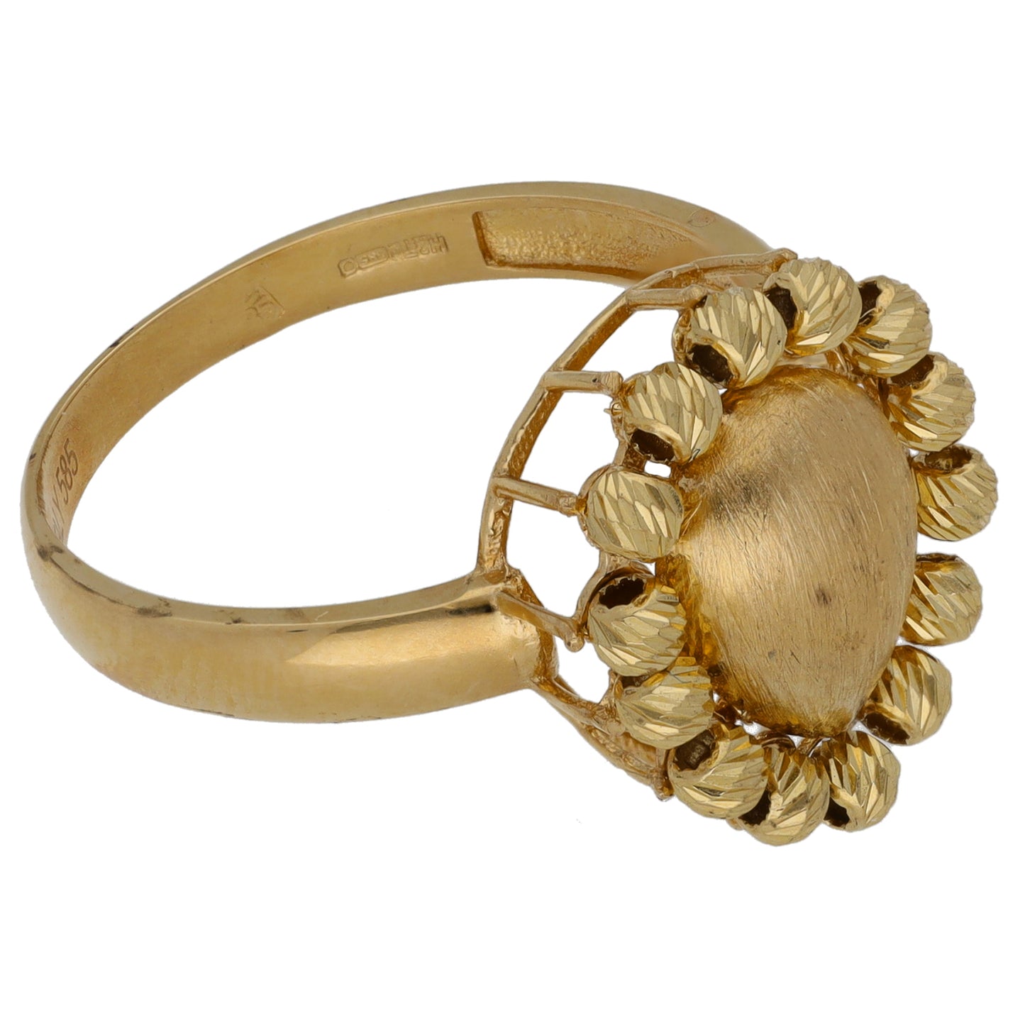 14ct Gold Alternative Ring Size R