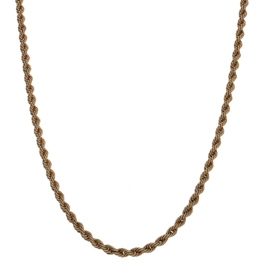 9ct Gold Rope Chain 16"
