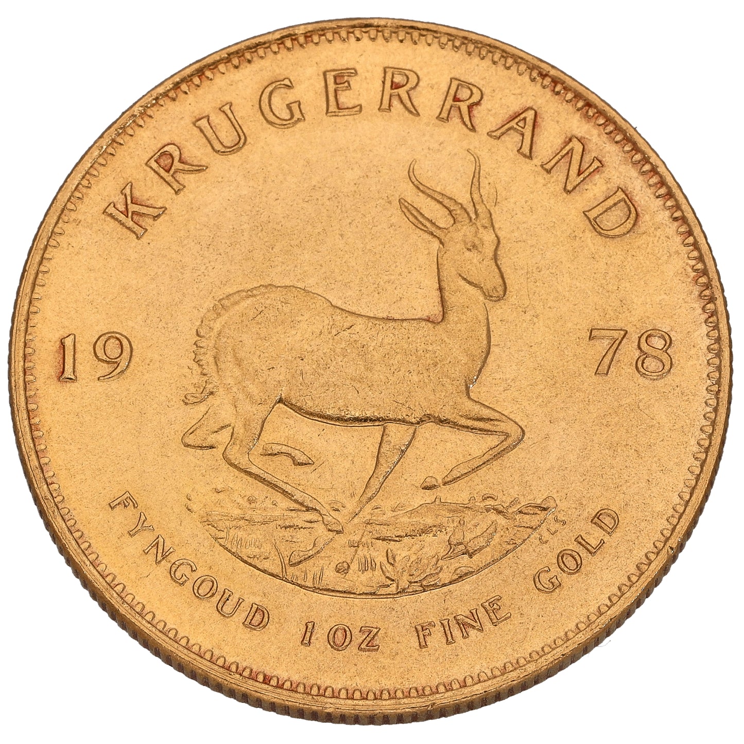 22ct Gold 1 OZ Krugerrand Coin 1978